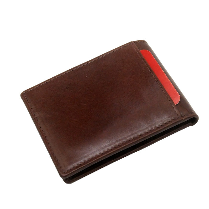 Touro Signature Leather Wallets Veg Tanned Slim ID Wallet