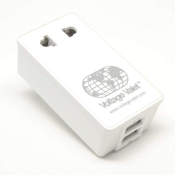 Voltage Valet - Adaptor Plug With 2 Port USB - PAU | North, Central, and South America
